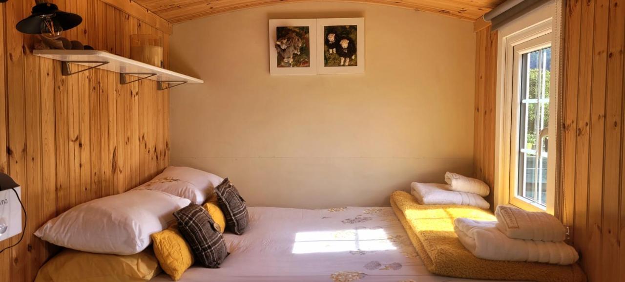 בלמקרה Small Cozy Shepherd Hut 20 By 7 Feet With Boxed In High Double Bed מראה חיצוני תמונה